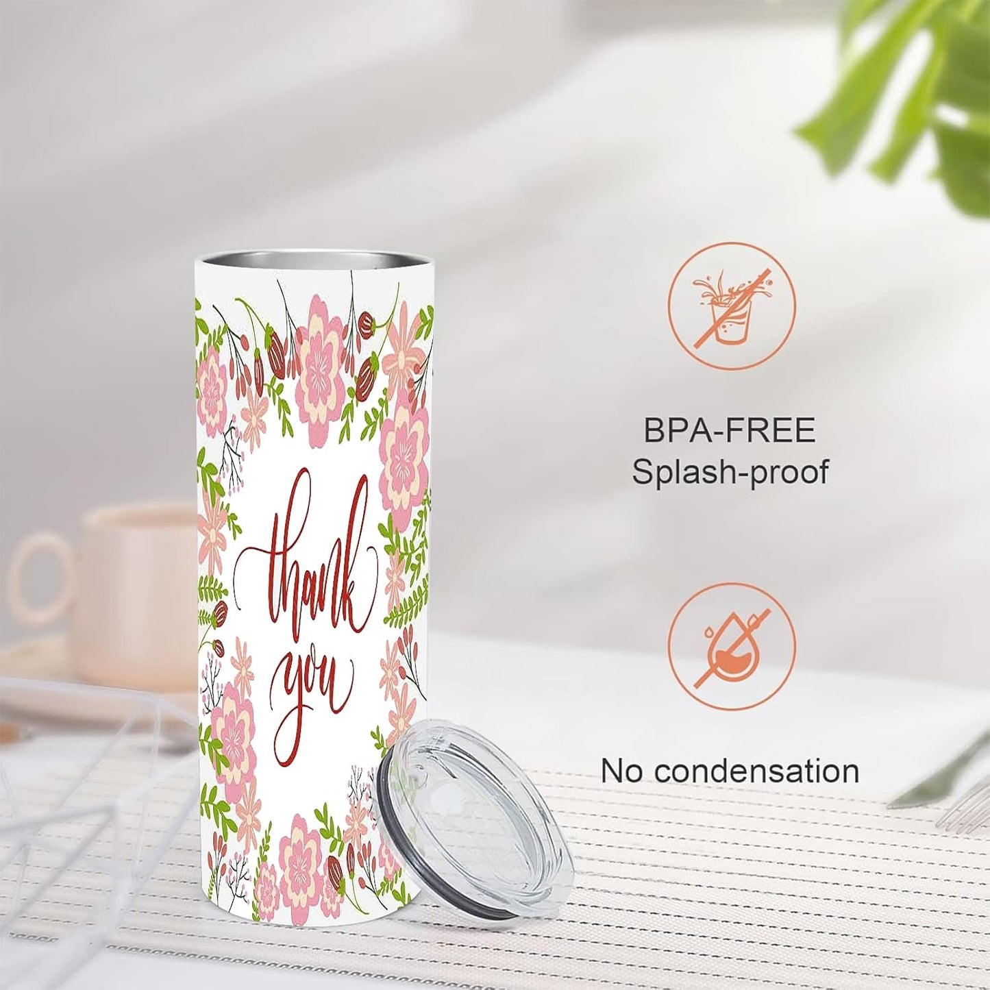 Vibrant Flowers 20 oz Tumbler