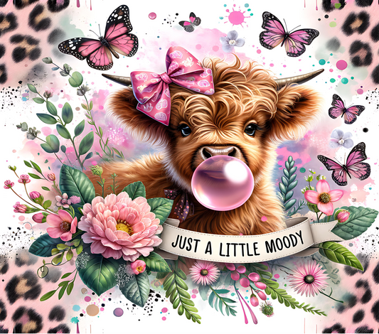 Coquette Highland Cow  20 oz Tumbler